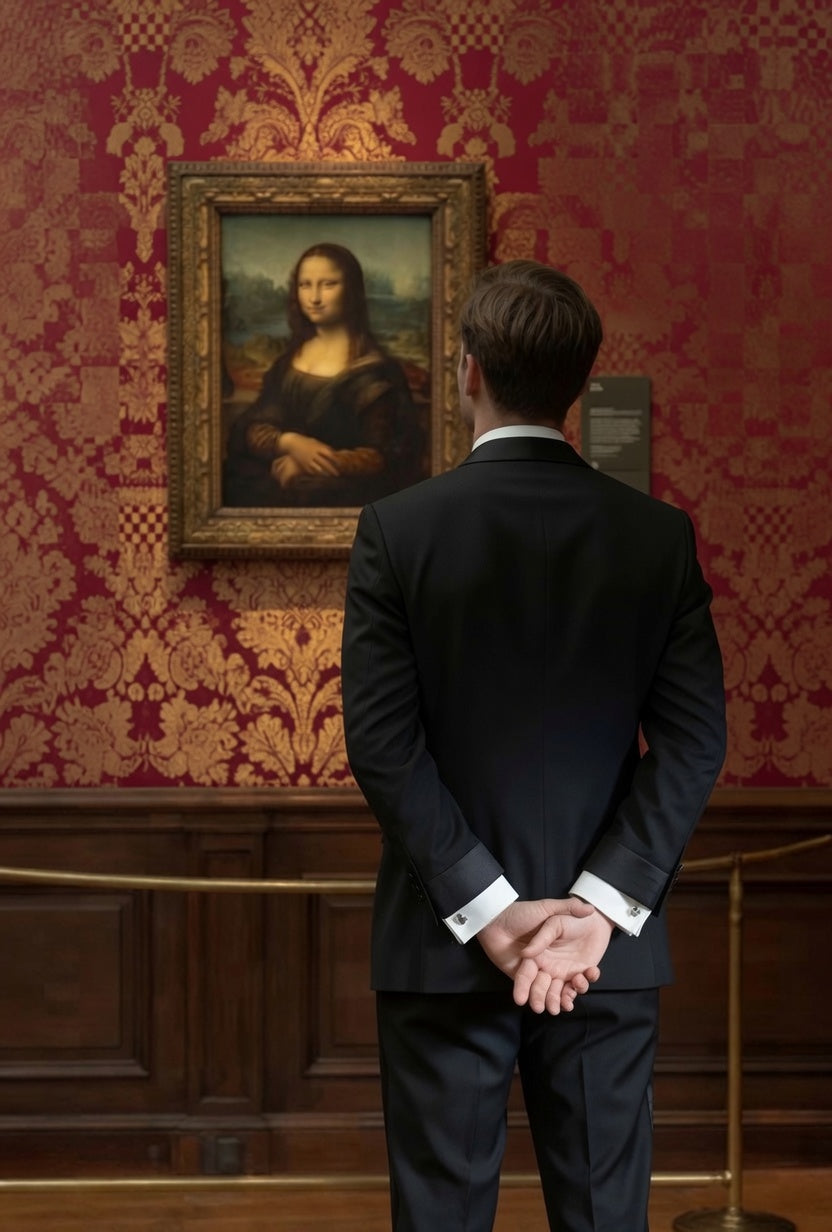 Moero Gioconda Limited Edition – Portafoglio RFID in Vera Pelle Saffiano con Chiusura Magnetica e Portamonete Zip