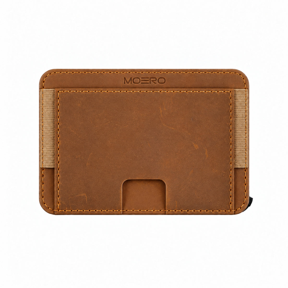 Moero M2 ULTRA Crazy Horse MagSafe Wallet con Apple Find My Integrato – Portafoglio RFID in Alluminio e Vera Pelle